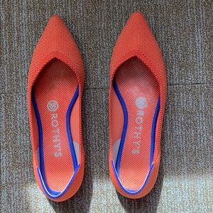 Brand New good condition orange Rothys points